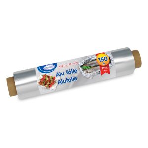 Folie de aluminiu foarte groasă 30 cm x 150 m, 14 µm