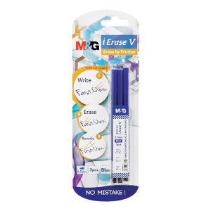 Rezervă M&G iErase Frixion V 0,7 mm / 3 buc - albastru