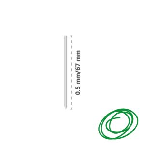 Reîncărcare metal R1004 (pentru pixuri cu 4 culori) 0,5 mm - verde