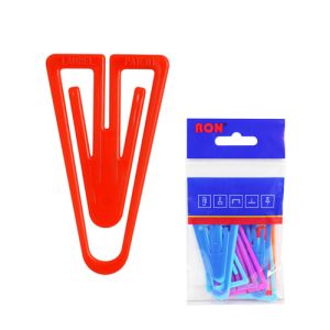 Agrafe din plastic pentru frunze 624, formă V, 60 mm (10 buc)