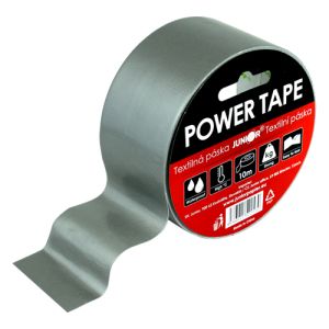 Bandă adezivă textilă POWER TAPE 48 mm x 10 m - gri