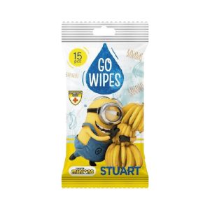 Servetele umede Go Wipes antibacteriene 15 buc