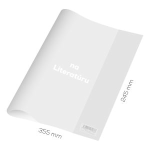 Coperta pentru Literatura PVC 355x245 mm, gros/transparent, 1 buc