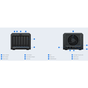 SynologyDS620slim DiskStation (doar 2.5 HDD) DS620slim