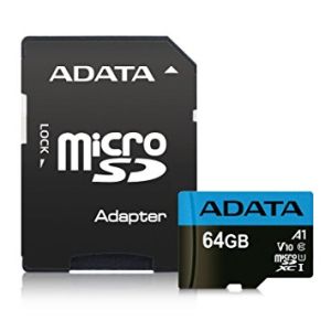 Adaptor Adata/micro SDXC/64GB/UHS-I U1/Clasa 10/+ AUSDX64GUICL10A1-RA1