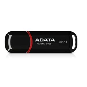 ADATA UV150/64GB/USB 3.1/USB-A/Negru AUV150-64G-RBK