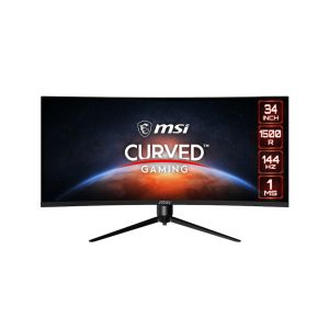 MSI Optix / MAG342CQR / 34 "/ VA / 3440x1440 / 144 Hz / 1 ms / Negru / 2R Optix MAG342CQR