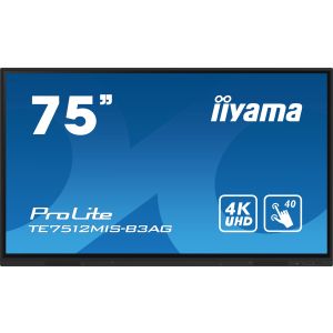 75 inchi iiyama TE7512MIS-B3AG: IPS, 4K, 40P, USB-C TE7512MIS-B3AG