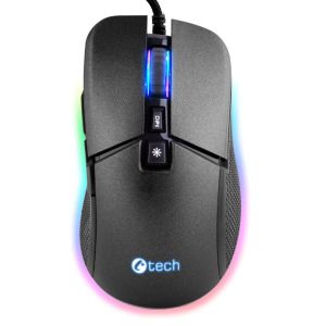 C-TECH Dawn/Gaming/Optic/Dreapace/6400 DPI/USB cu fir/Negru GM-24L