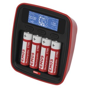 Încărcător EMOS Smart BCN-42D + 4xAA 2700mAh 1603029000