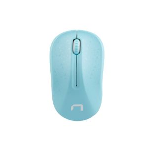 Mouse optic Natec TOUCAN/1600 DPI/Călătorie/Optic/1600 DPI/USB fără fir/Alb-albastru NMY-1651