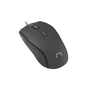 Mouse optic Natec HOOPOE 2/1600 DPI/Office/Optic/1600 DPI/USB cu fir/Negru NMY-1798