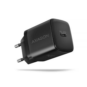 AXAGON ACU-PD20, încărcător de rețea 20W, 1x port USB-C, PD3.0/PPS/QC4+/AFC/Apple, negru ACU-PD20