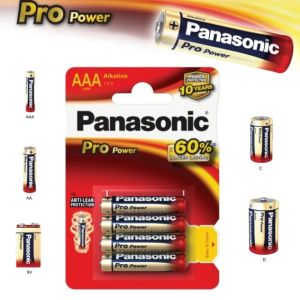 Baterie alcalina AAA Panasonic Pro Power LR03 4 buc 09738