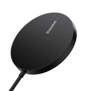 Încărcător de rețea wireless Baseus Simple Mini3 15W USB-C negru 6932172618643