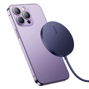 Încărcător de rețea fără fir Baseus Simple Mini3 15W USB-C violet 6932172623289