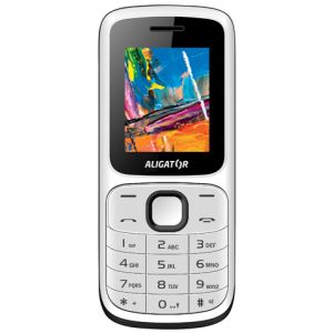 ALIGATOR D210 Dual sim alb-negru AD210WB