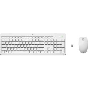 Tastatură și mouse HP 230/ fără fir/ alb 3L1F0AA#BCM