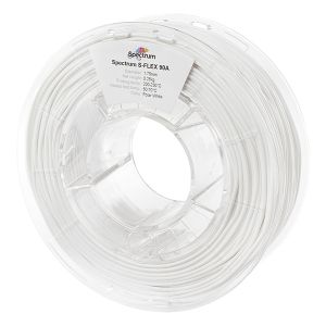 Filament Spectrum 3D, S-Flex 90A, 1,75 mm, 250 g, 80261, alb polar