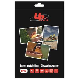 Hârtie foto UPrint Mate, hârtie foto, mată, albă, A4, 180 g/m2, 20 buc, jet de cerneală