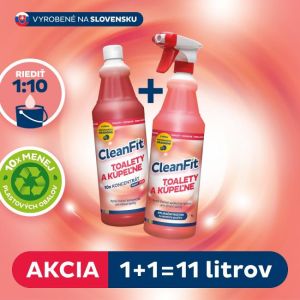 Cleanfit ultraconcentrat - Toalete si bai 1+1=11 l