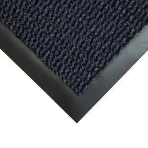 Mat Vyna-Plush 90x150cm negru / albastru