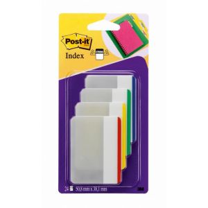 Index post-it gros lat culori clasice 50,8 x 38 mm