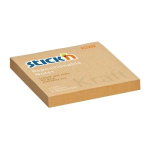 Pad autoadeziv kraft, 76x76 mm, maro natural