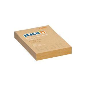 Pad autoadeziv kraft, 76x51 mm, maro natural