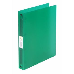 Liant cu 4 inele Q-CONNECT din plastic 2,5 cm verde transparent