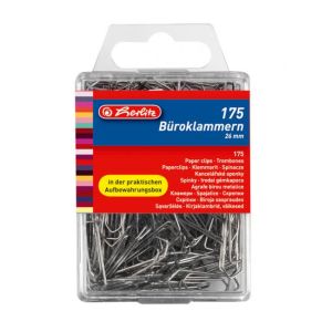 Agrafe pentru pile Herlitz 26mm 175 buc