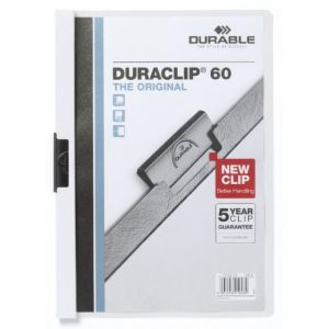 Husa cu clip DURACLIP Original 60 alb