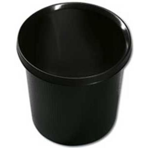 Coș din plastic Helit Linear 18l negru