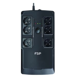 UPS FSP NanoFit 600, 600 VA / 360 W, putere 2xUSB, LED, offline PPF3602301