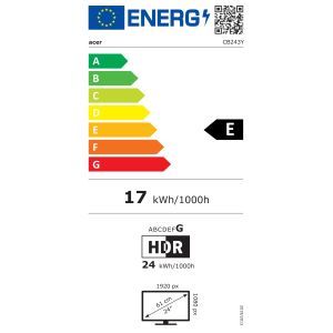 Acer CB243Y de 24 inchi - IPS, 100 Hz, HDMI, DP, USB, 1 ms, pivot UM.QB3EE.006