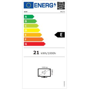 Acer/EK271H/27"/VA/FHD/100Hz/1ms/Negru/2R UM.HE1EE.H02