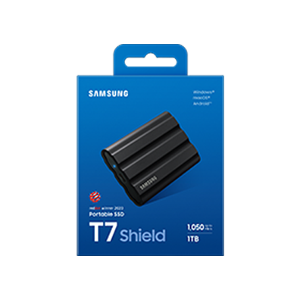 Samsung T7 Shield/1TB/SSD/Extern/2,5"/Negru/3R MU-PE1T0S/EU