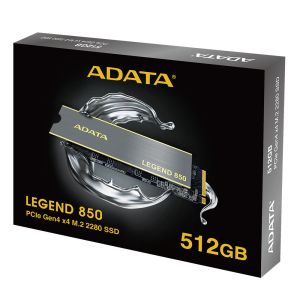 ADATA LEGEND 850/512GB/SSD/M.2 NVMe/Gold/radiator/5R ALEG-850-512GCS