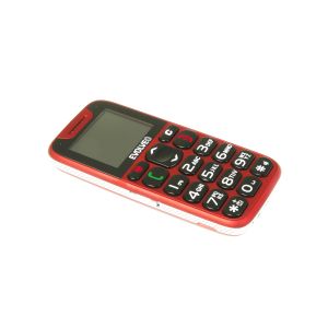 EVOLVEO EasyPhone, telefon mobil pentru seniori cu suport de încărcare (culoare roșie) EP-500-RED