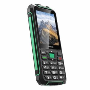 EVOLVEO StrongPhone W4, telefon Dual SIM rezistent la apă, negru-verde SGP-W4-BG