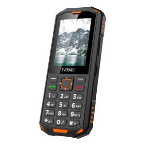 EVOLVEO StrongPhone X5, telefon Dual SIM rezistent la apă, negru-portocaliu SGP-X5-B