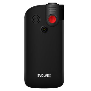 EVOLVEO EasyPhone FL, telefon mobil pentru seniori cu suport de incarcare, negru EP-801-FLB