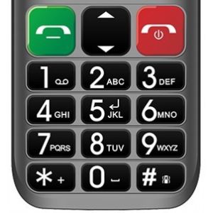 EVOLVEO EasyPhone ET, telefon mobil pentru seniori cu suport de incarcare, argintiu EP-851-ETS