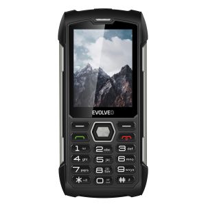 EVOLVEO StrongPhone H1, telefon Dual SIM rezistent la apă, negru-argintiu SGP-H1-BS