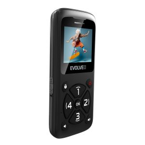 EVOLVEO EasyPhone ID, telefon mobil pentru seniori, negru EP-400-IDB