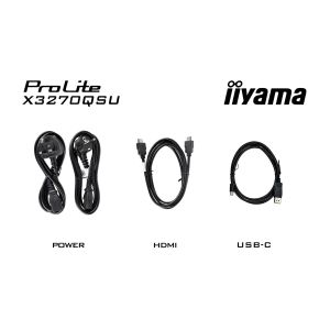 iiyama ProLite/X3270QSU-B1/27"/IPS/QHD/100Hz/3ms/Negru/3R X3270QSU-B1