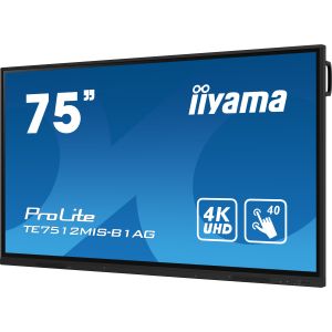 75 inchi iiyama TE7512MIS-B1AG: IPS, 4K UHD, Android, 24/7 TE7512MIS-B1AG