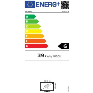 Philips/328E1CA/00/31.5"/VA/4K UHD/60Hz/4ms/Negru/3R 328E1CA/00