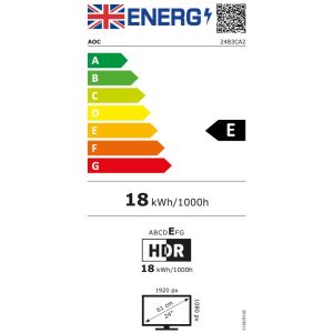 AOC/24B3CA2/23.8"/IPS/FHD/100Hz/1ms/Negru/3R 24B3CA2