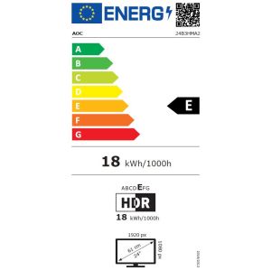 AOC/24B3HMA2/23.8"/VA/FHD/100Hz/1ms/Negru/3R 24B3HMA2